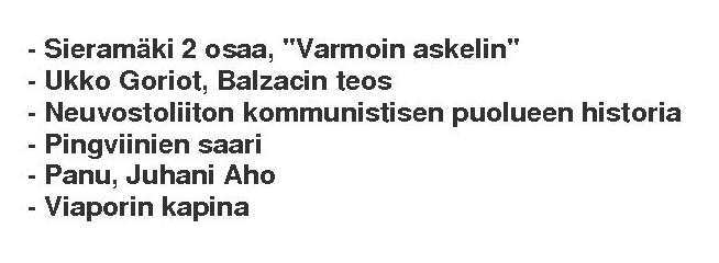 Klaes Kärkkäinen kirjat